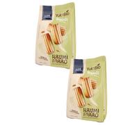 2 CONFEZIONI YukyBio, Krumì di Farro, Biscotti Biologici, Frollini di Farina di Grano Farro, Senza Latte, Senza Uova, Vegan, 100% Made in Italy, 2 Confezione da 250 gr