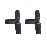 2 Connettore Veloce IP68 Forma T Senza Viti Collegamento 3 Posti Per Cavo