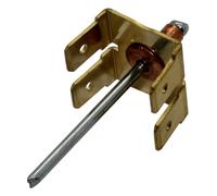 2 connettori 388041.60: piatti 6,3 mm 0,8 mm 4 x maschio con rivetto in rame ...