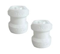 2 connettori adattatori a prova di perdite per il trasferimento di liquidi per un facile riempimento di connettori per bottiglie di dimensioni multiple