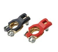 2 connettori for morsetti for terminali della batteria for auto, parti della batteria di stoccaggio, set di morsetti for terminali for cavi sul montante superiore della batteria