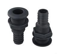 2 connettori marini attraverso lo scafo, design ABS per sistemi idraulici efficienti (2,5 cm)