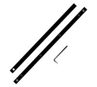 2 connettori per binario per sega a binario e barre di giunzione, connettore per guida in acciaio compatibile con Makita P-45777, Festool, Bosch e DeWALT guide