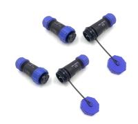 2 connettori SP21 a 2 poli, spina aeronautica, spina IP68 femmina e femmina maschio 12 AWG cavo connettore 2 pin Aviation maschio per lampade esterne 500 V 30 A
