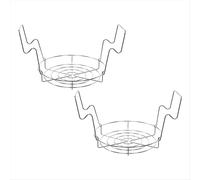 2 contenitori per bagnomaria da 21,5 litri con supporto per barattoli