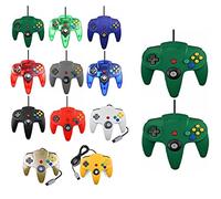 2 controller per Nintendo 64 N64 colore a scelta con cavo Gamepad Joypad (2 verdi)