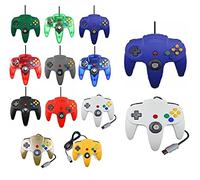 2 controller per Nintendo 64 N64 colore a scelta con cavo Gamepad Joypad (blu/bianco)