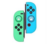 2 controller swi-itch ni-tendo swi-itch cover trasparente, pellicola per ni-tendo swi-itch morbido compatibile con i controller swi-itch O-L-E-D (viene fornito con 2 manicotti per i pollici).