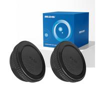 2 coperchi per alloggiamento OM, compatibili con 4/3 DSLR System: E-1/E-3/E-5/E-30/E-520/E-420/E-M5/E-M1/E-P1/E-PL1; ZUIKO DIGITAL25 mm F2.8; obiettivo digitale 35 mm F3.5 Macro (OM Body Cap)