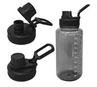 2 coperchi sostituibili per bottiglia d'acqua Nalgene Sustain Tritan, coperchio superiore a bocca larga compatibile con Nalgene 907,2 g, senza BPA, accessori di ricambio con manico, facile da