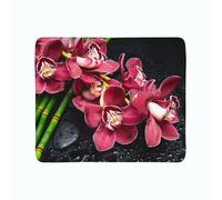 2 coperte in flanella ARREDALACASA con le pietre nere e i fiori