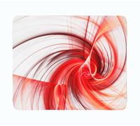 2 coperte in flanella ARREDALACASA con un vortice rosso - istante