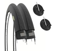 2 COPERTONCINI 700X23C (23-622) + CAMERE PNEUMATICI PIEGHEVOLI X BICI CORSA STRADA ROAD RACE (Camera Valvola 60 mm, Valvola Presta Francese)