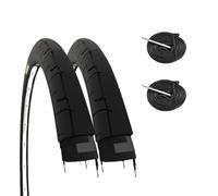 2 COPERTONCINI 700X23C (23-622) + CAMERE VALVOLA PRESTA PNEUMATICI PER FIXED BICI DA CORSA STRADA ROAD (Camere con Valvola 60 mm)