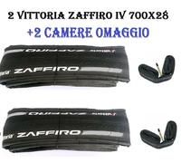2 Copertoncini 700X28 VITTORIA ZAFFIRO IV Bici Corsa Strada Copertone Pieghevole
