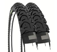 2 COPERTONI 12 1/2 X 1.75 2 1/4 PNEUMATICI NERI IN GOMMA 12“ PER MOUNTAIN BIKE MTB BICI BIMBO