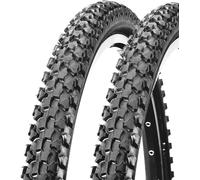 2 COPERTONI 14 X 1 3/8 X 1 5/8 PNEUMATICI 14" TASSELLATI BICI BIKE MTB MOUNTAIN