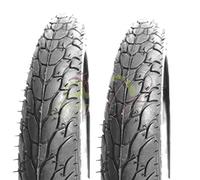 2 Copertoni 14 x 1.75 (47-254) Per Bici Bambino | Pneumatici Stradali Neri In Gomma Bike Bicicletta