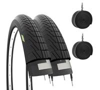 2 COPERTONI 16 X 1.75 + CAMERE PNEUMATICI 47-305 STRADALI BICI CITY BIKE BIMBO