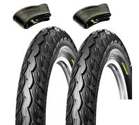 2 Copertoni 18 x 2.50 + Camere Pneumatici in Gomma per Bici Elettriche Scooter Elettrico Adulto 18”