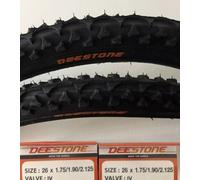2 COPERTONI + 2 CAMERE D'ARIA 26 x 1.95 PER BICICLETTA 26 MOUNTAIN-BIKE