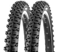 2 COPERTONI 20 X 1.75 (47-406) PNEUMATICI IN GOMMA TASSELLATI MTB BAMBINO MOUNTAIN BIKE CITY BIMBO