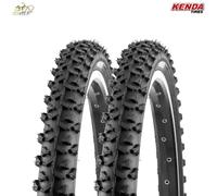 2 COPERTONI 20 X 1.75 PNEUMATICI 47-406 GOMME TASSELLATE MTB BAMBINO MOUNTAIN 20