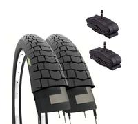 2 COPERTONI 20 X 1.95 (50-406) + CAMERE D’ARIA VALVOLA AMERICA SCHRADER BICICLETTA BMX FREE STYLE