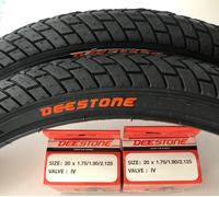 2 COPERTONI 20 X 1.95 Slick Deestone +2 CAMERE 20 Deestone MTB Bmx