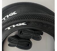 2 COPERTONI 20 X 4.0 RINFORZATI + CAMERE D'ARIA COPPIA PNEUMATICI SLICK FAT BIKE E-BIKE RUOTE 20''