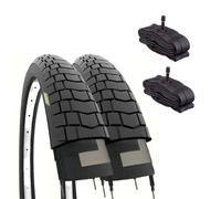 2 COPERTONI 20 X 1.95 (50-406) + CAMERE D’ARIA VALVOLA AMERICA SCHRADER BICICLETTA BMX FREE STYLE