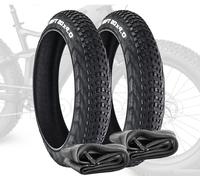 2 COPERTONI 20X4.0 + CAMERE D’ARIA CST PNEUMATICI FAT BIKE E-BIKE X RUOTE 20”