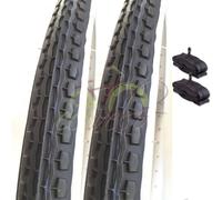 DEESTONE Kit 2 copertoni + 2 camere d'aria 24x1.75 (47-507) bianco-nero