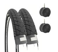 2 COPERTONI 24 X 1.75 SLICK Mtb + CAMERE PNEUMATICI 24" GRAZIELLA CITY BIKE BICI