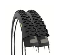 2 COPERTONI 24 X 1.95 (50-507) COPPIA PNEUMATICI NERI X MTB GOMME MOUNTAIN BIKE