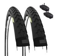 2 COPERTONI 26 X 1 1/2 + CAMERE AMERICA PNEUMATICI X BICI VINTAGE EPOCA CITY