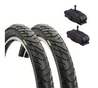 2 Copertoni 26 X 2.125 + Camere con Valvola America | Pneumatici Stradali Gomme per MTB Bici Elettrica/Batteria