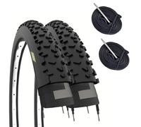 2 COPERTONI 27.5 x 2.25 +CAMERE PNEUMATICI TASSELLATI GOMME MTB MOUNTAIN BIKE 27