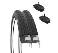 2 Copertoni 700 x 35 C + Camere America Pneumatici Bici 28 x 1.35 AdultoTrekking Bike Ciclocross Gravel