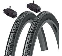 2 COPERTONI 700x35C + 2 CAMERE D'ARIA AMERICA DSI X CITYBIKE 28 x 1 5/8 x 1 3/8