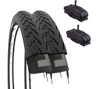 2 Copertoni 700x35C + Camere America per Bici 28" Gomme 700 X 35 C x Citybike