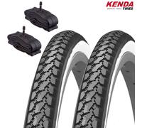 2 COPERTONI 700X35C + CAMERE AMERICA PNEUMATICI BN PER BICICLETTA CITY TREKKING