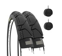 2 Copertoni 700x45C (29 x 1.75) + Camere Pneumatici Demi Slick Gravel Copertone Adulto Trekking Bike Mtb Ibrida