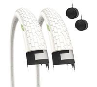 2 Copertoni bianchi 20 X 1.95 (50-406) + Camere Pneumatici Bicicletta Gomme BMX Stradale City Bike Bimbo