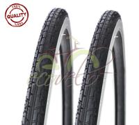 2 COPERTONI BIANCO NERO PER BICI BICICLETTA 28 X 1 5/8 3/8 700X35C 700 X 35 C