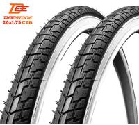2 COPERTONI BIANCONERI 26 X 1.75 PER CITYBIKE BICI BICICLETTA PNEUMATICI 44-559
