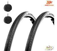 2 COPERTONI CITYBIKE DEESTONE 700x28 + CAMERE D'ARIA GOMME PER BICI 28" (28-622)