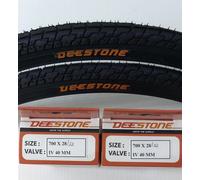 2 Copertoni Citybike Deestone 700x32c + 2 Camere d'aria per Bici 28"