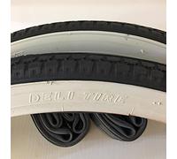 2 COPERTONI DELITIRE 20 X 1.75 BIANCONERO (42-406) + 2 CAMERE D'ARIA 20 DELITIRE