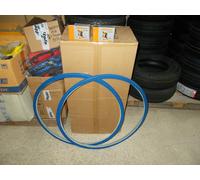 2 COPERTONI E 2 CAMERE D'ARIA 700 x 23 BLU PER SINGLE SPEED